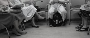 women in waiting room