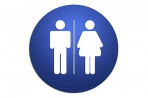 male and female lavatory symbols