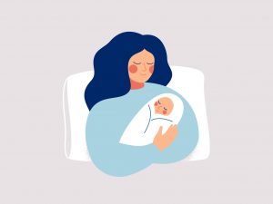 maternity, mum and baby graphic