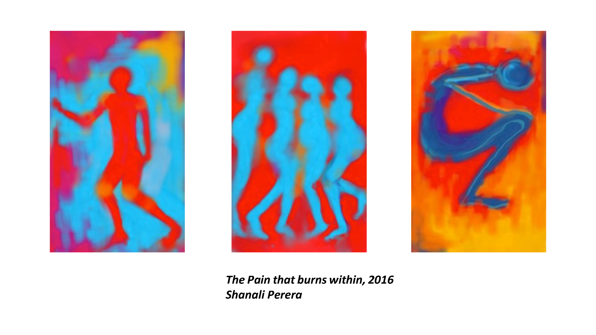 The pain that burns within, Shanali Perera, 2016